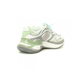 【AT13025】グッチ(Gucci) 2.0ローカットスニーカー | ホワイト&ミントグリーン | 高品質メッシュ素材 | スポーツファッション | Gucci