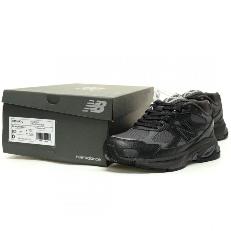 【AT13039】New Balance M2010シリーズレザーブラックダークグレースニーカー - 都会のエリートが持つ優雅なセンスを表現 | New Balance