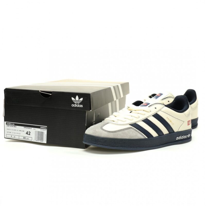 【AT13053】Supreme x AdidasコラボGazelle Indoorシリーズ 革パターン牛革スニーカー | Adidas Gazelle