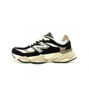 【AT13060】New Balance 9060シリーズ ブラック、ホワイト、カーキ色のスニーカー | New Balance