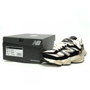 【AT13060】New Balance 9060シリーズ ブラック、ホワイト、カーキ色のスニーカー | New Balance