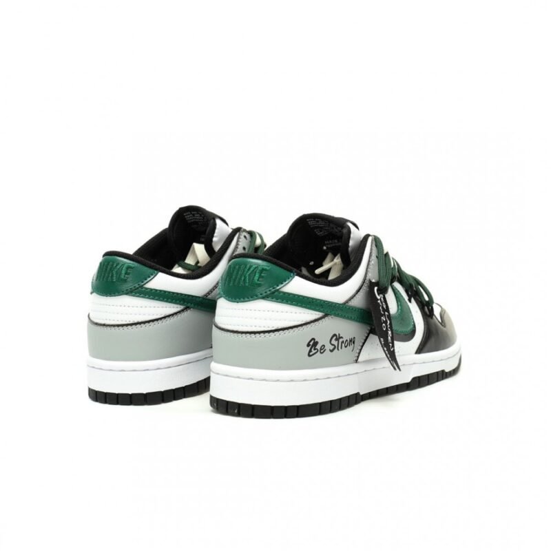 【AT13068】ナイキSBダンクロー ブラックホワイトグリーン スケートボードシューズ | Nike Dunk