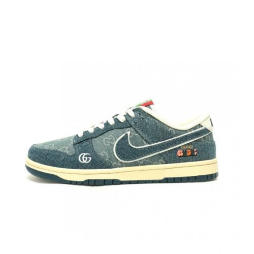 【AT13070】ナイキSB ダンク Low x グッチ コラボスニーカー - 贅沢なストリートファッション | Nike x Gucci