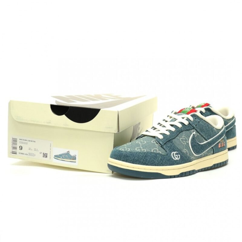 【AT13070】ナイキSB ダンク Low x グッチ コラボスニーカー - 贅沢なストリートファッション | Nike x Gucci