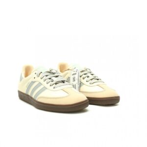 【AT13087】アディダスオリジナルスSamba OG メンズ スポーツシューズ 海塩ホワイト ミルクブルー キャラメル | Adidas Samba