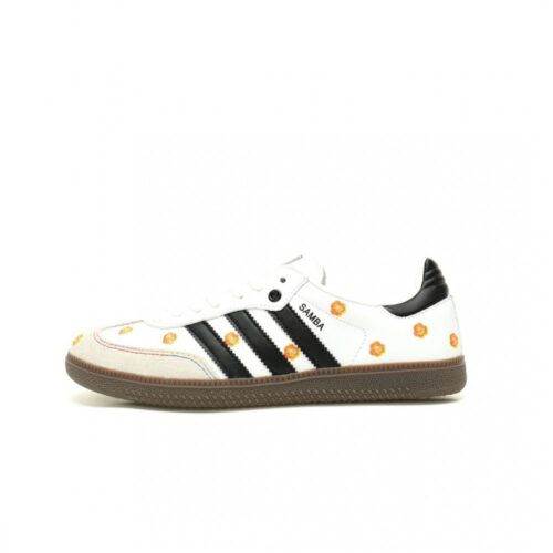 【AT13090】Adidas Originals Samba OG スニーカー、ユニークなカモミール刺繍付き | Adidas Samba
