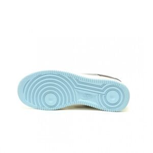 【AT13125】Louis Vuitton x Nike Air Force 1 スニーカー - デニム素材とエレガントなカラーブロックデザイン | Nike x Louis Vuitton