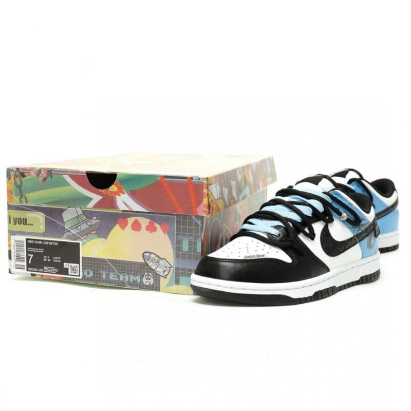 【AT13151】ナイキ×オフホワイト SBダンクローカスタムモデル、ストリートスケートファッショントレンド | Off White x Nike