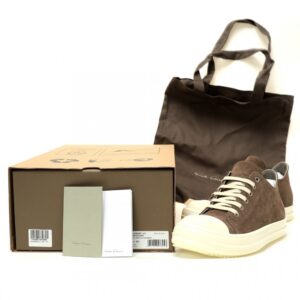 【AT13209】Rick Owens（リック・オウエンス）のクラシックスエードロートップスニーカー | Converse All Star