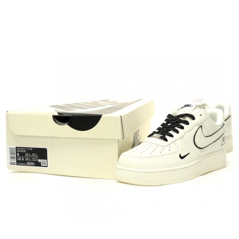 【AT13234】ナイキ エアフォース 1 07 ロー ロースニーカー クリームカラー 高品質レザー素材 エアクッション技術搭載 | Nike Air Force 1