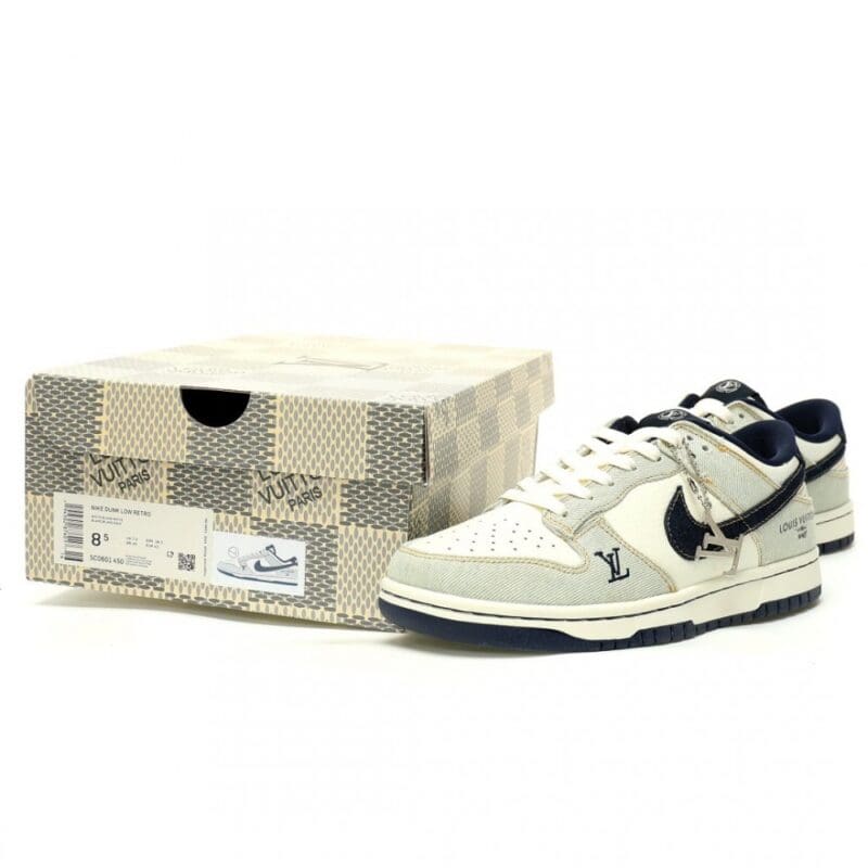 【AT13238】ルイ・ヴィトンxナイキ SB ダンク ロー コラボレーションスニーカー | LV x Nike