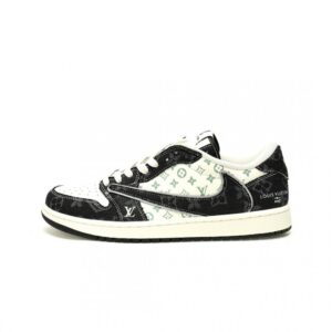 【AT13240】ルイ·ヴィトン x ナイキ エアジョーダン1 ロー スニーカー | Nike x Louis Vuitton