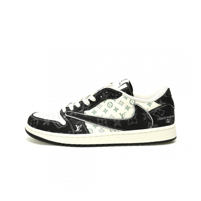 【AT13240】ルイ·ヴィトン x ナイキ エアジョーダン1 ロー スニーカー | Nike x Louis Vuitton