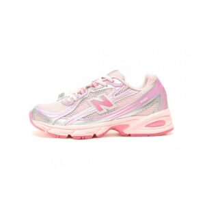【AT13322】New Balance x Atmos Pinkコラボ740シリーズスニーカー - レトロなピンクバケーションデザイン | New Balance