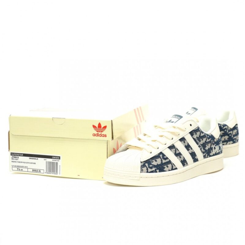 【AT13356】ディオールxDior×アディダススーパースターファッションコラボスニーカー | Dior x Adidas