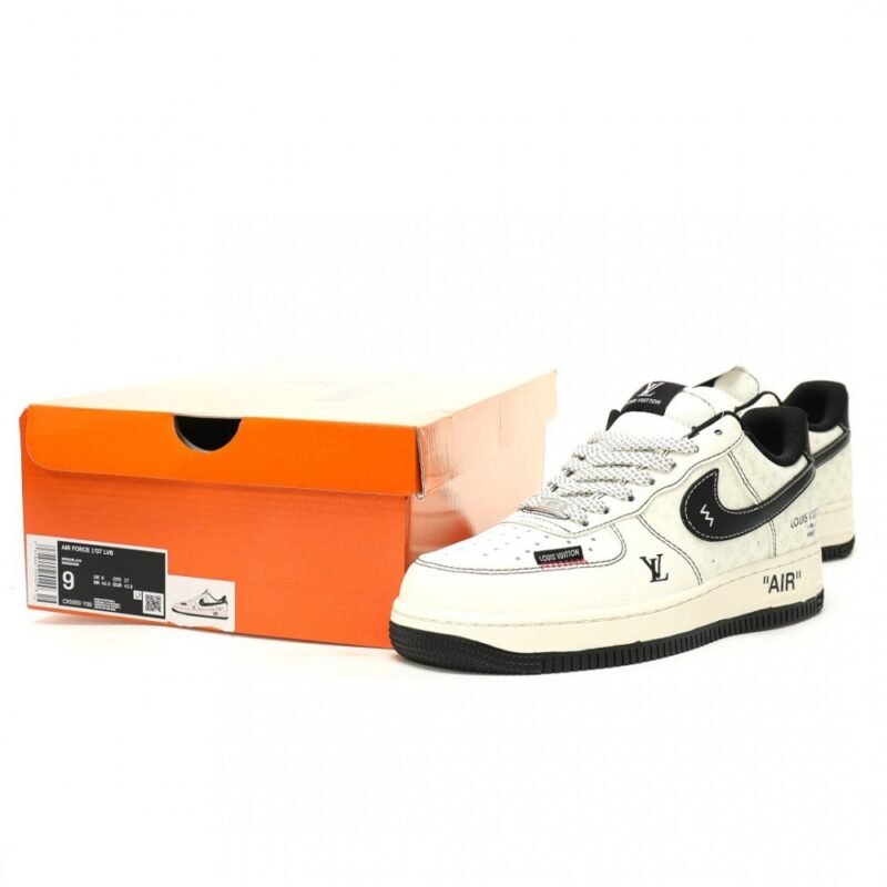 【AT13365】ルイ・ヴィトン x ナイキ エアフォース1 コラボスニーカー - 高級ストリートスタイルと伝説的なデザイン | LV x Nike