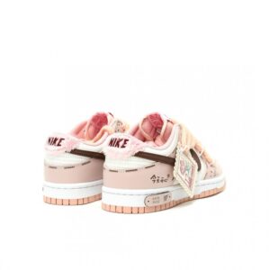 【AT13369】オフホワイトとナイキのコラボSB Dunk Lowローズカラースポーツシューズ | OffWhite x Nike