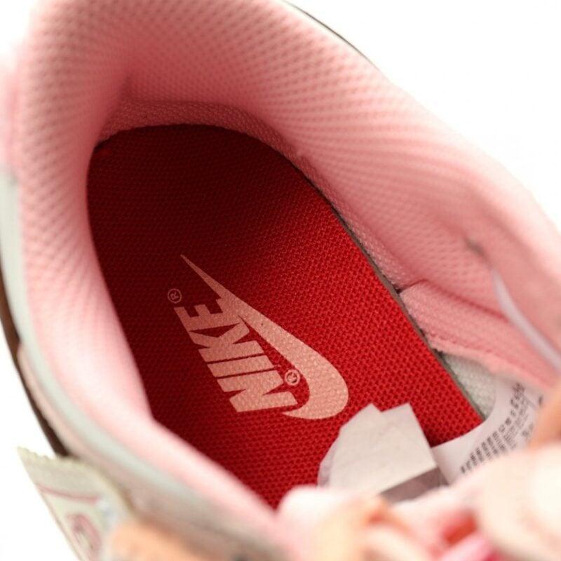 【AT13369】オフホワイトとナイキのコラボSB Dunk Lowローズカラースポーツシューズ | OffWhite x Nike