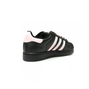 【AT13579】adidas Originals スーパースタークラシックスエードスニーカー ブラックピンクデザイン | Superstar