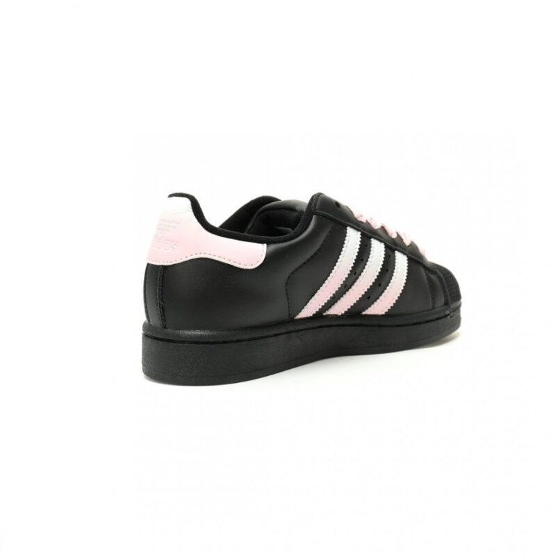 【AT13579】adidas Originals スーパースタークラシックスエードスニーカー ブラックピンクデザイン | Superstar