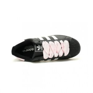 【AT13579】adidas Originals スーパースタークラシックスエードスニーカー ブラックピンクデザイン | Superstar