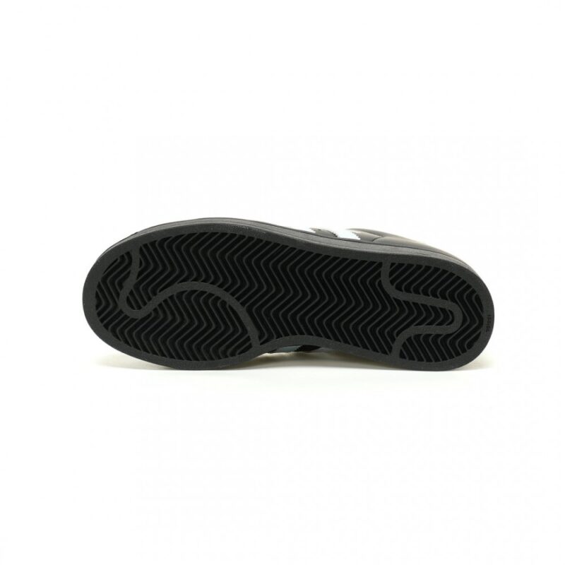 【AT13584】アディダスの黒色スーパースターIIシェルトゥ | スウェードアッパーとTrifoliumロゴ入り | ストリートファッション | Adidas Superstars