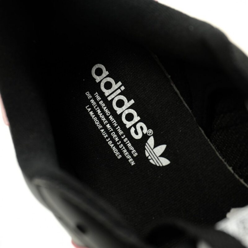 【AT13585】アディダスOriginalsスーパースターII女性向けブラックピンク猫足スニーカー | Superstar