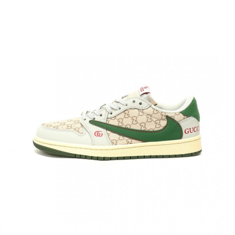 【AT13598】Gucci x ナイキ エアジョーダン1 Lowコラボシリーズ - ストリートファッションと高級感の融合 | Gucci x Nike