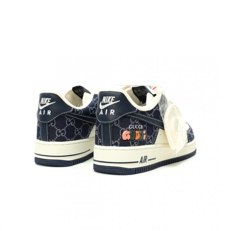 【AT13970】グッチ×ナイキ エアフォース1ロー スニーカー 高級感とストリートカルチャーを融合したアート作品 | Gucci x Nike