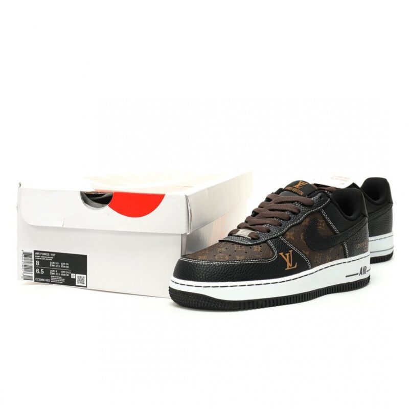 【AT13971】ルイ・ヴィトン x ナイキAir Force 1 コラボスニーカー：高級コラボデザイン、クラシック要素完璧融合 | LV x Nike