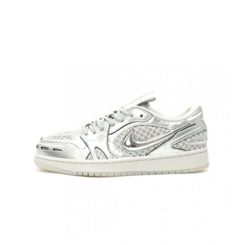 774624208_1 【AT13974】ナイキ・エア・ジョーダンAJ1 ロー メタリックシルバー バスケットボールシューズ | Nike Air Jordan