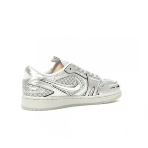 【AT13974】ナイキ・エア・ジョーダンAJ1 ロー メタリックシルバー バスケットボールシューズ | Nike Air Jordan