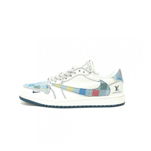 729745230_1 【AT13977】Louis Vuitton x Travis Scott x Nike Air Jordan 1 Low スニーカー | Louis Vuitton x Nike