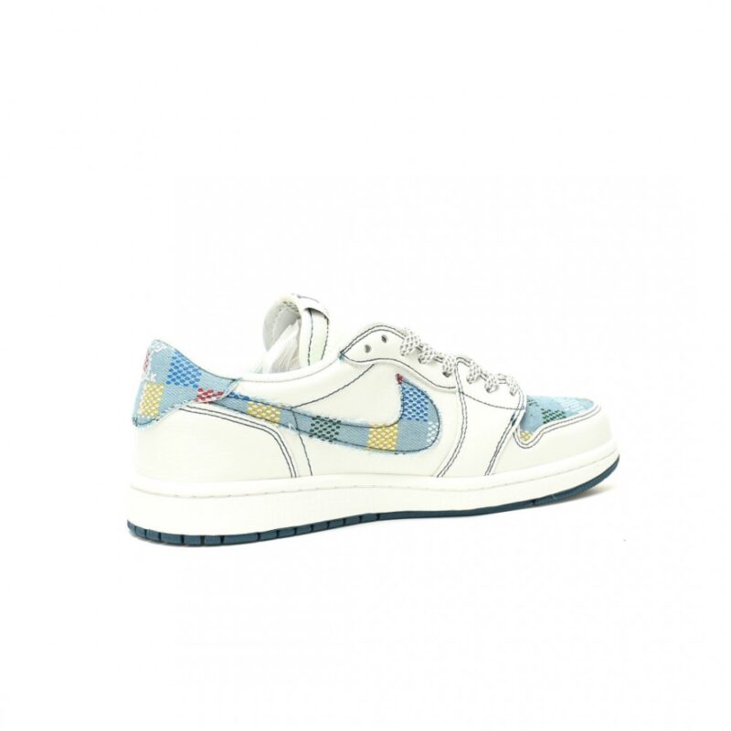 【AT13977】Louis Vuitton x Travis Scott x Nike Air Jordan 1 Low スニーカー | Louis Vuitton x Nike