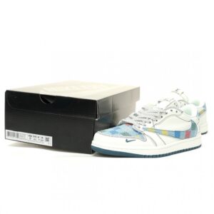 【AT13977】Louis Vuitton x Travis Scott x Nike Air Jordan 1 Low スニーカー | Louis Vuitton x Nike