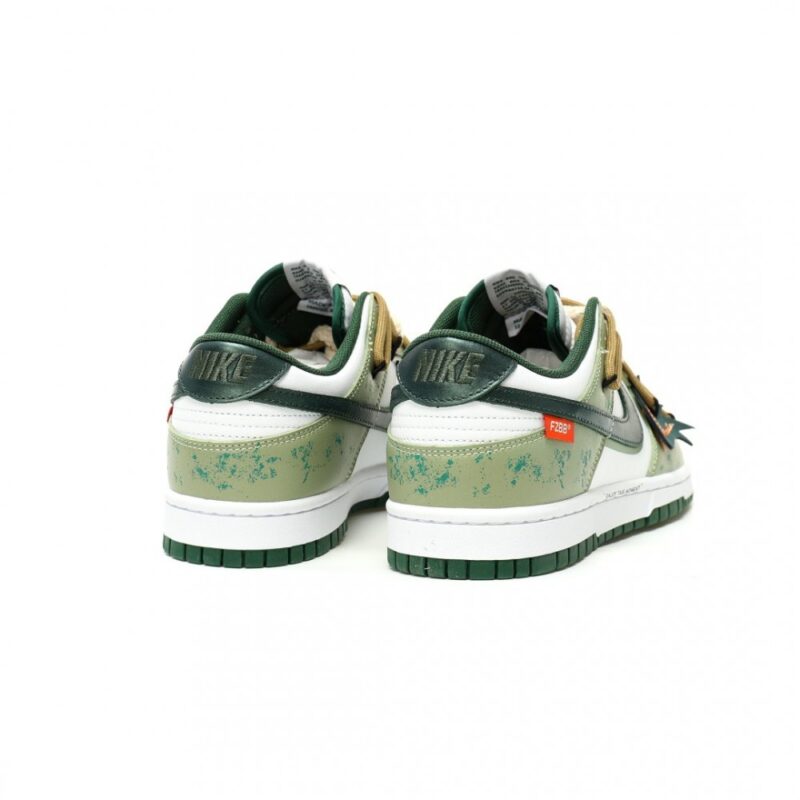 【AT14001】Nike SB Dunk Low×Off-White コラボレーションカスタムスニーカー | Off-White x Nike