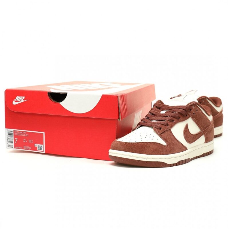 【AT14018】Nike SB Dunk Low Next Nature レッドセピア スケートボードシューズ | Dunk