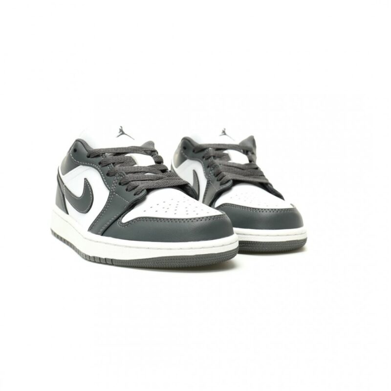【AT14023】Nikeナイキ Air Jordan 1 Lowクラシックグレー白 カジュアルバスケットボールシューズ | Jordan