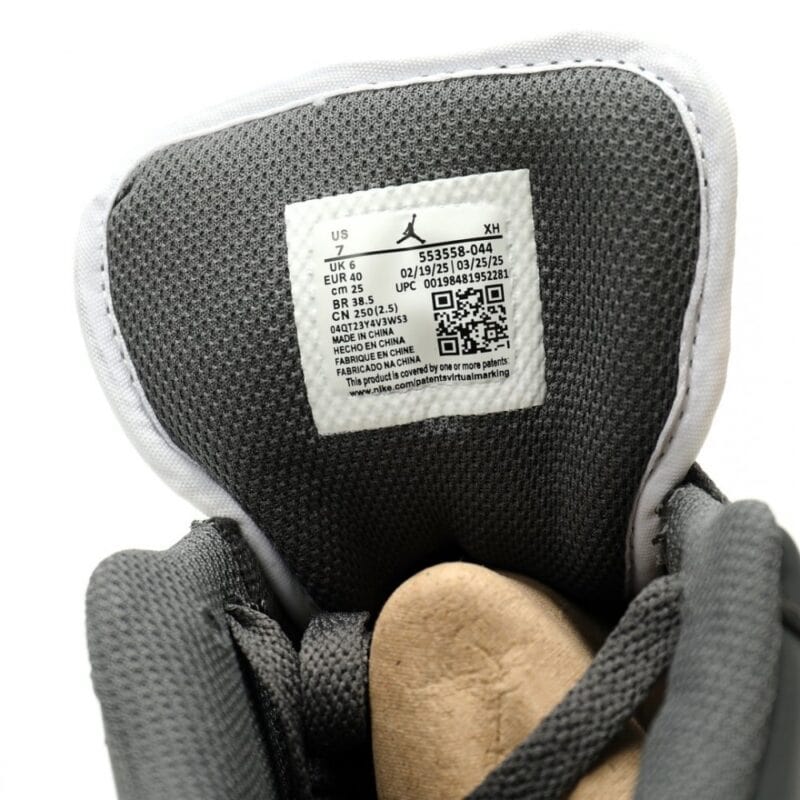 【AT14023】Nikeナイキ Air Jordan 1 Lowクラシックグレー白 カジュアルバスケットボールシューズ | Jordan