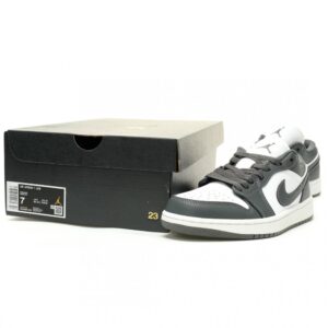 【AT14023】Nikeナイキ Air Jordan 1 Lowクラシックグレー白 カジュアルバスケットボールシューズ | Jordan