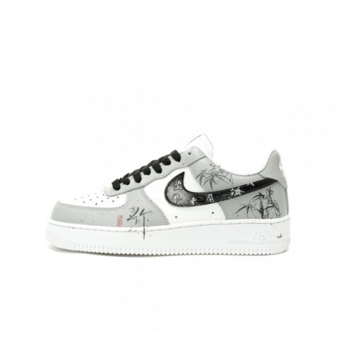 22320378_1 【AT14038】ナイキ Air Force 1 '07 Low Retro 水墨アートカスタム版 | Air Force 1