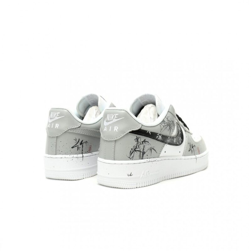 【AT14038】ナイキ Air Force 1 '07 Low Retro 水墨アートカスタム版 | Air Force 1
