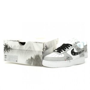 【AT14038】ナイキ Air Force 1 '07 Low Retro 水墨アートカスタム版 | Air Force 1