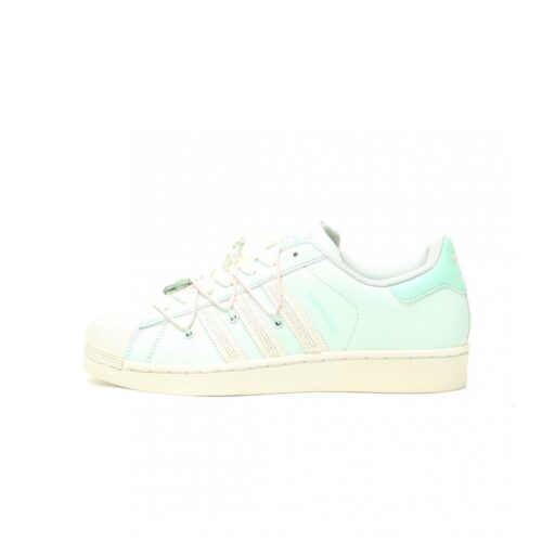 659281559_1 【AT14050】アディダス ペールミントグリーンのスリーストライプス スーパースター スニーカー | Adidas Superstar