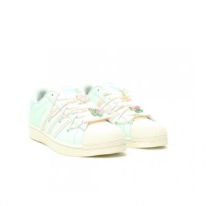 【AT14050】アディダス ペールミントグリーンのスリーストライプス スーパースター スニーカー | Adidas Superstar