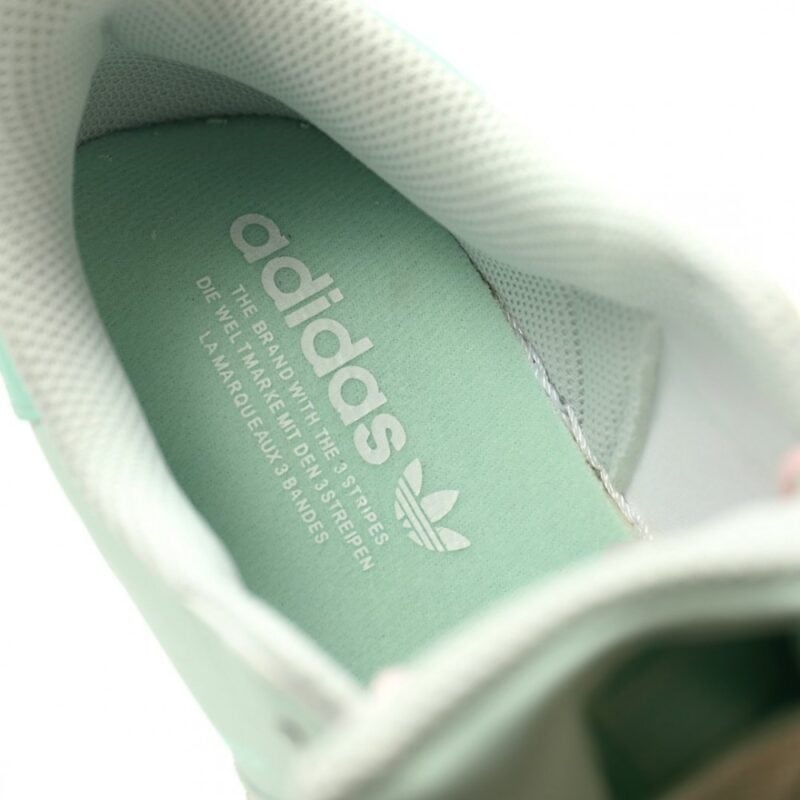 【AT14050】アディダス ペールミントグリーンのスリーストライプス スーパースター スニーカー | Adidas Superstar