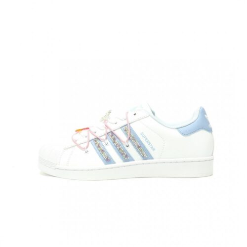 36190005_1 【AT14051】アディダスOriginals スーパースター シェルトウ スニーカー ライトブルー | Adidas Superstar