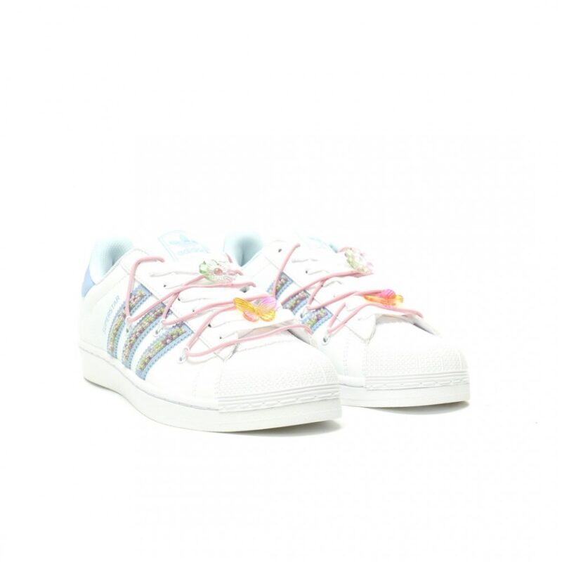 【AT14051】アディダスOriginals スーパースター シェルトウ スニーカー ライトブルー | Adidas Superstar