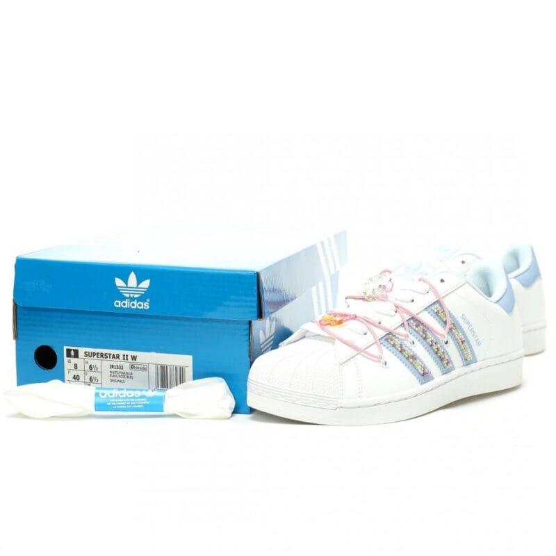 【AT14051】アディダスOriginals スーパースター シェルトウ スニーカー ライトブルー | Adidas Superstar