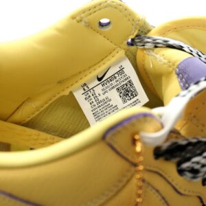 【AT14081】ナイキ Nike Air Force 1 × コービー・ブライアントコラボスニーカー - パープル＆ゴールドカラー | Kobe